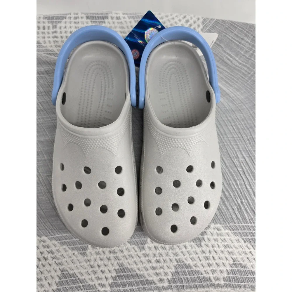 UNC North Carolina Tar Heels Crocs Classic Clogs Pearl Blue Mens 8-9 W 10-11